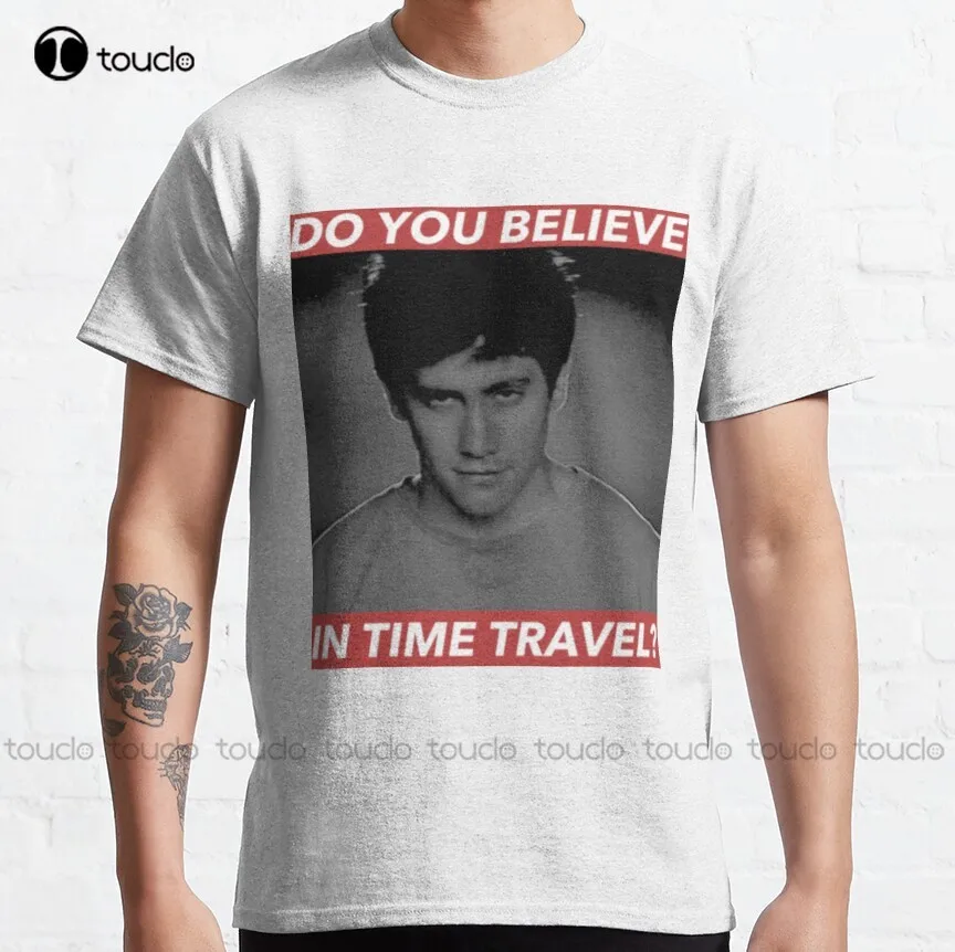 Классическая футболка с изображением героев фильмов, Классическая футболка Aldult на заказ для подростков, унисекс, цифровая печать, Xs-5Xl IE Darko Jake gyllenhпаал