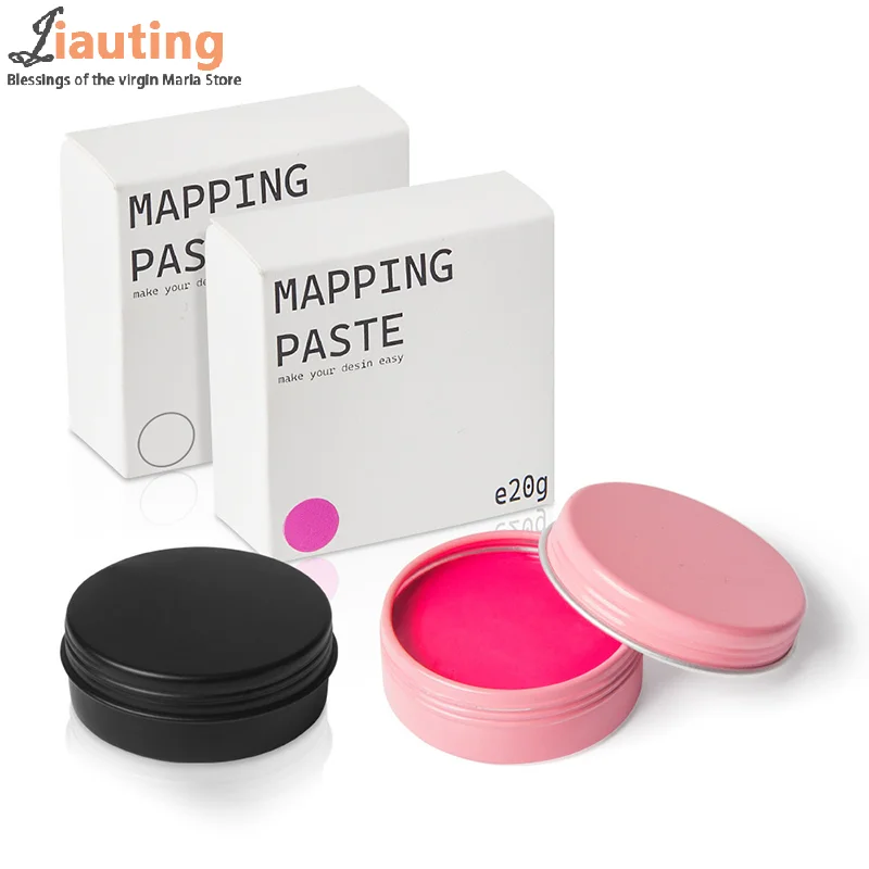 20g Highly Pigmented Mapping Paste Microblading Eyebrows Lip Shape Mark Positioning Tools Tattoo Brows Contour Design Paste