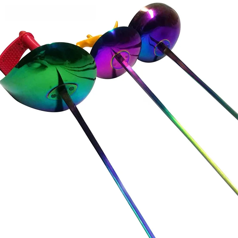 Epee-de-competition-en-feuille-d'aluminium-epee-complete-couleur-argent-or-arc-en-ciel-anti-rouille-equipement-d'escrime-pour-adultes-et-enfants
