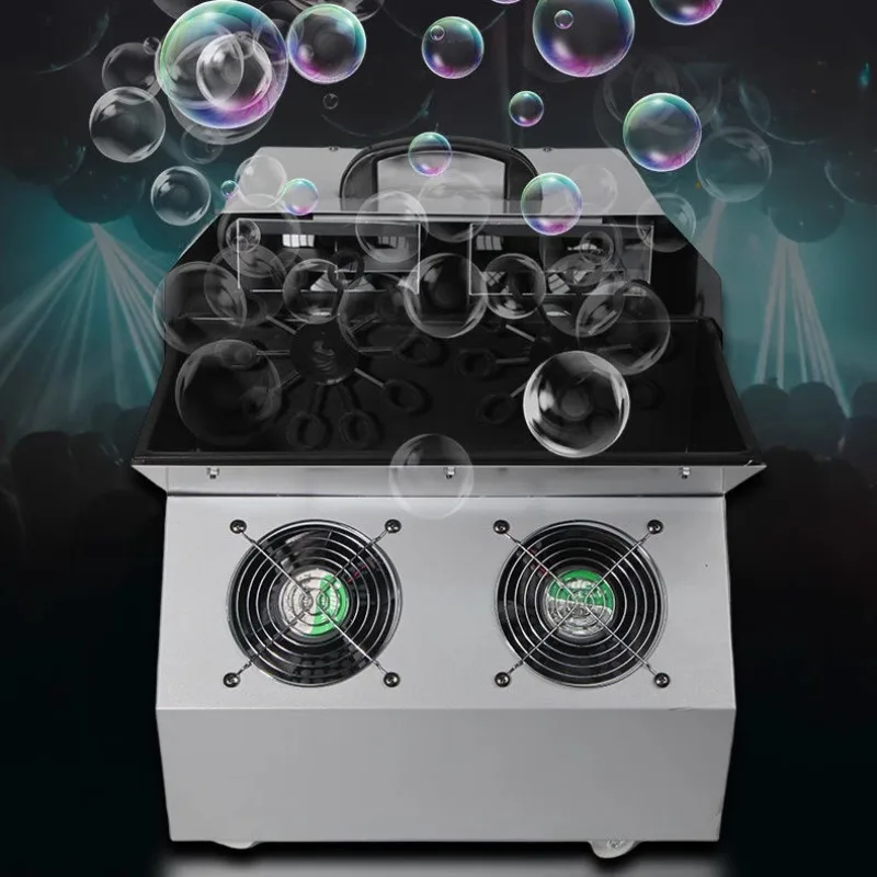 

Bubble machine automatic double wheel large fan