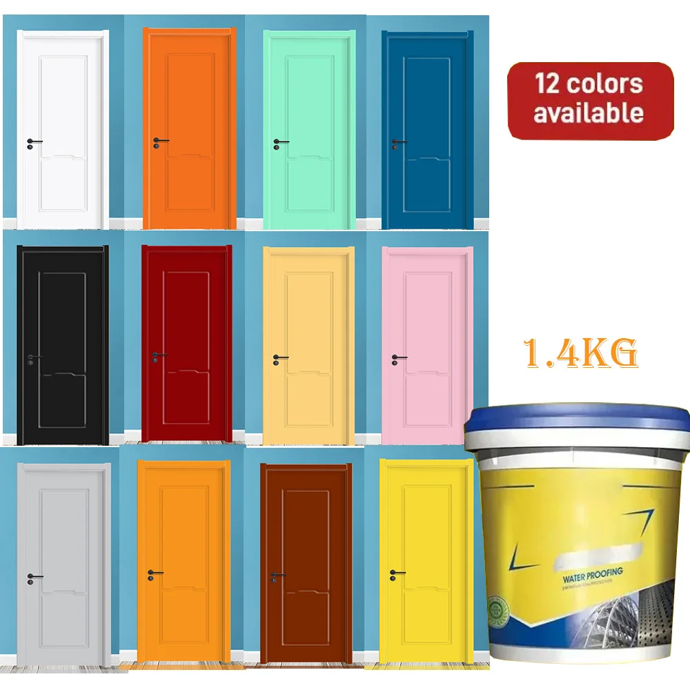 

1.4kg Water-based Rust-proof Paint Metal Renovation Paint For Steel Anti-corrosion Outdoor Waterproof Railings Iron Doors