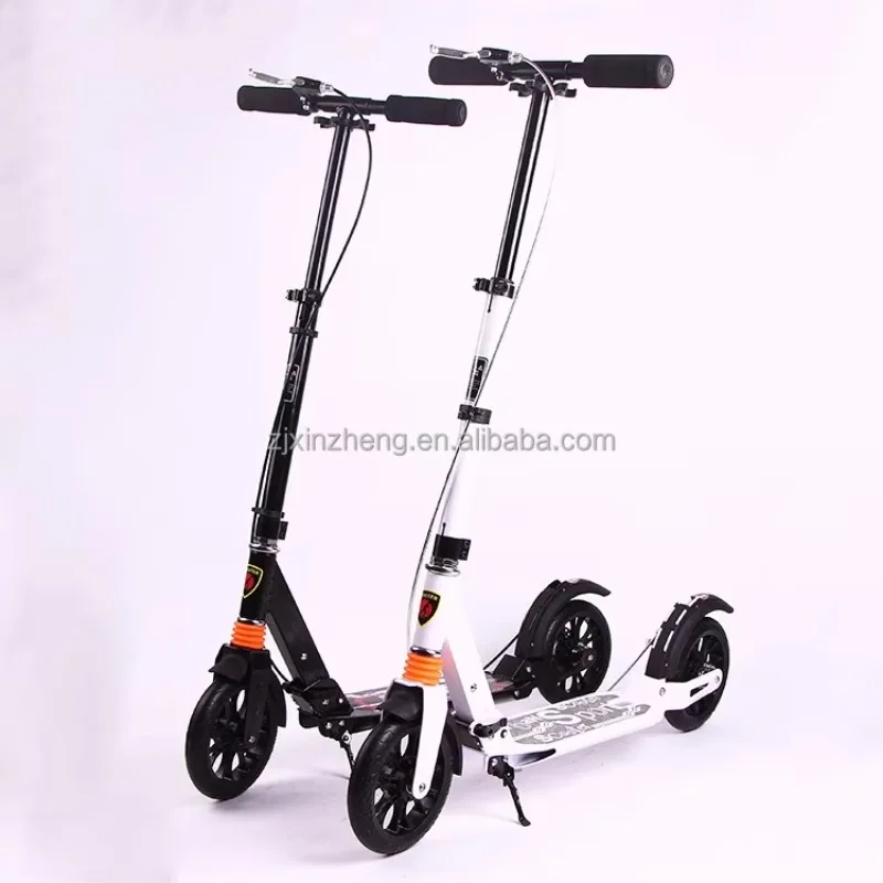 

STLF 100kg Max User Loading Two Wheel Adult Scooter Two Large Wheels Cheap Foot Scooter