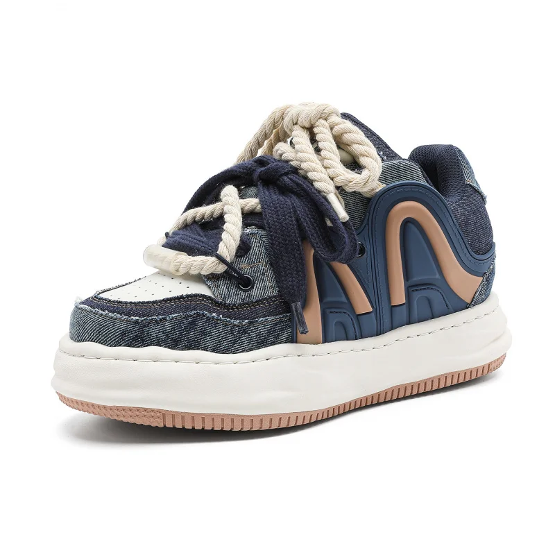 

Высококачественные унисекс кроссовки на платформе со скрытой танкеткой, на толстой подошве, для повседневной носки