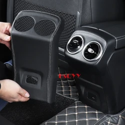 For Mercedes Benz  A B GLA CLA GLB GLA EQB EQA Class Car Leather Style Panel Cover Rear Air Vent Cover Interior Accessories
