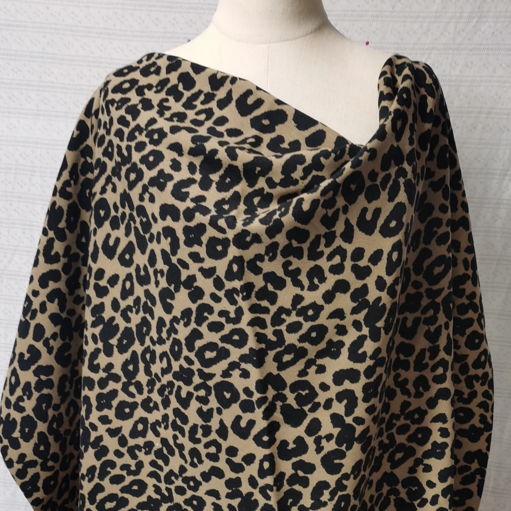 

1M/2M/3M/5M Leopard Print Corduroy Fabric - Printed Twill Material for DIY Fashion clothing & Sewing Designer Cloth (by Meter)