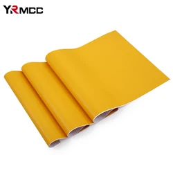 Auto Accessories Yellow Bubble-free Vinyl Hood Rearview Mirror Anti-scratch Frosted Creative Self-adhesive Sticker Car Supplies