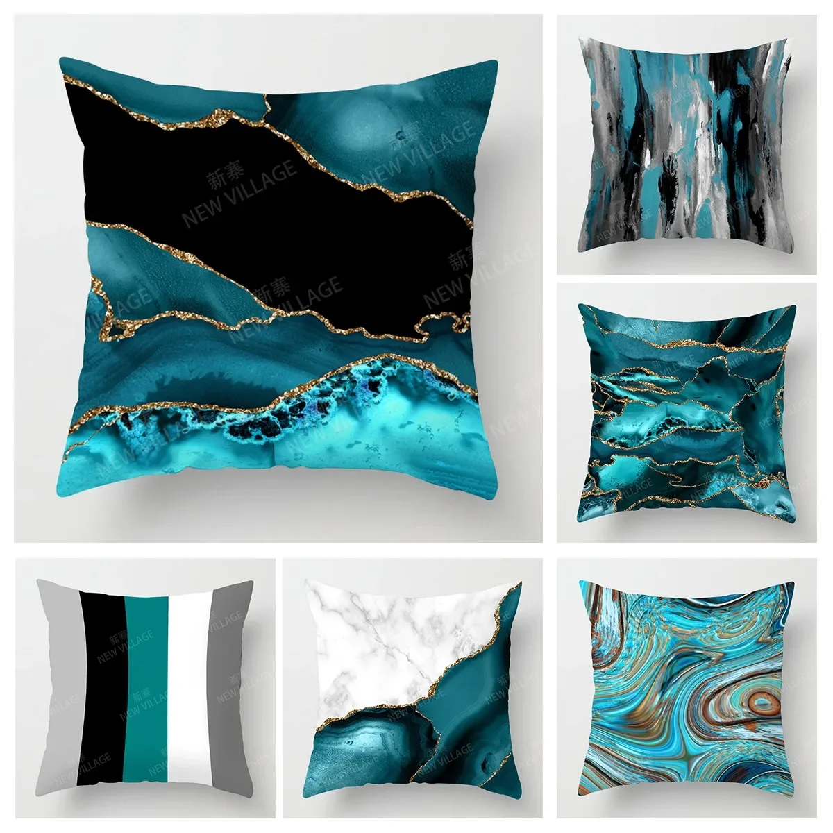 

Modern Abstract Green Cushion Cover Home Decor Pillow Cover Sofa Throw Pillow Cover 45x45 40x40 50x50 60x60