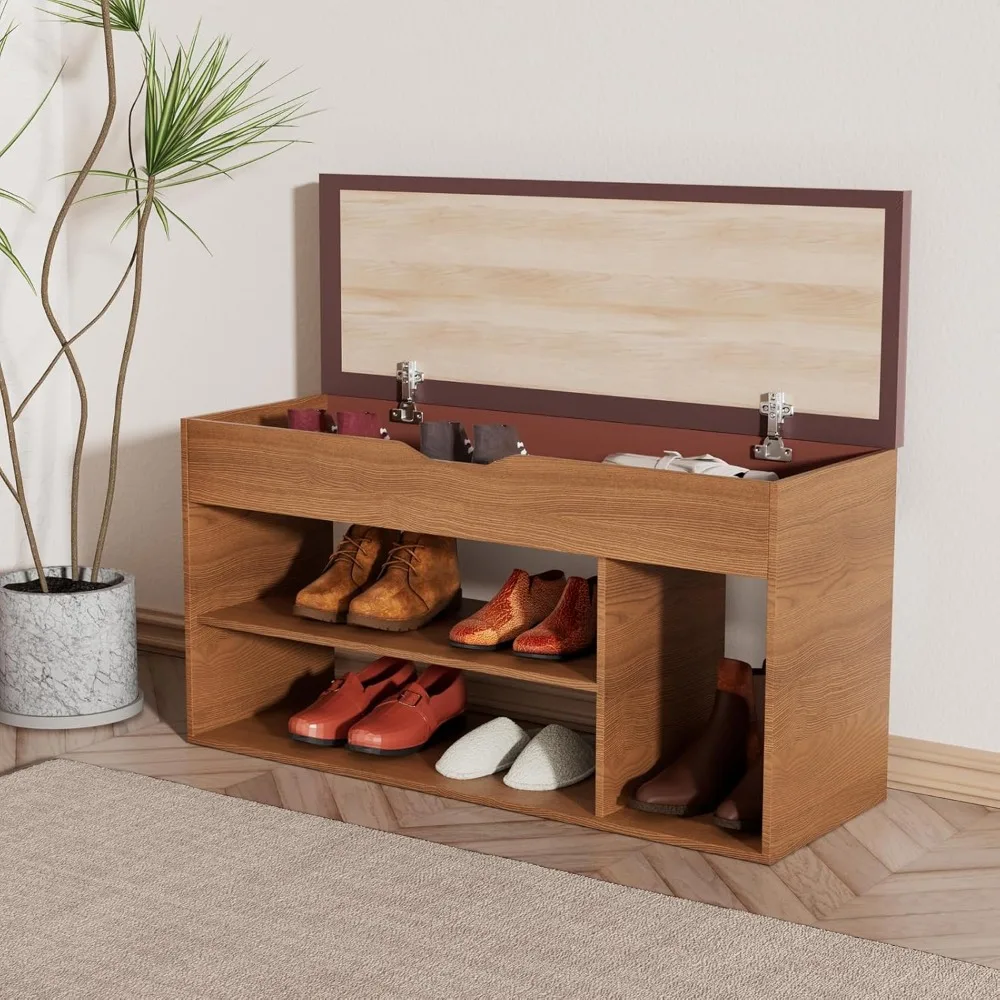 

Storage Bench, Entryway Bench with Cushion, Entryway Bench with Cushion, Entryway Shoes Storage Rack Stool Household Supplies