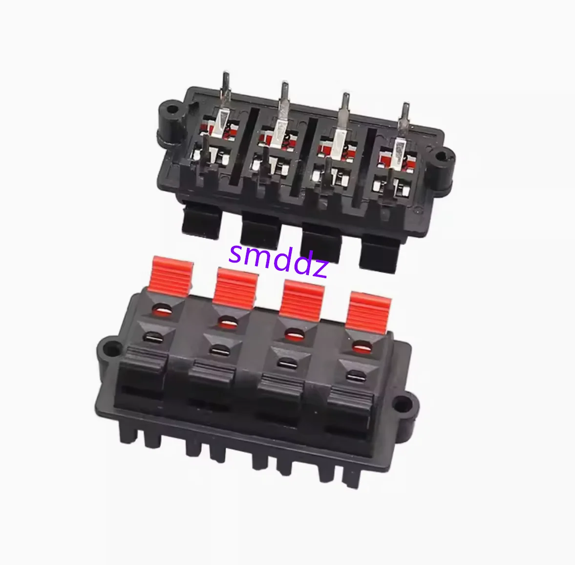 20pcs / 8-digit speaker terminal WP8-1B wire clamp single row 8P spring wire socket direct insertion test clamp