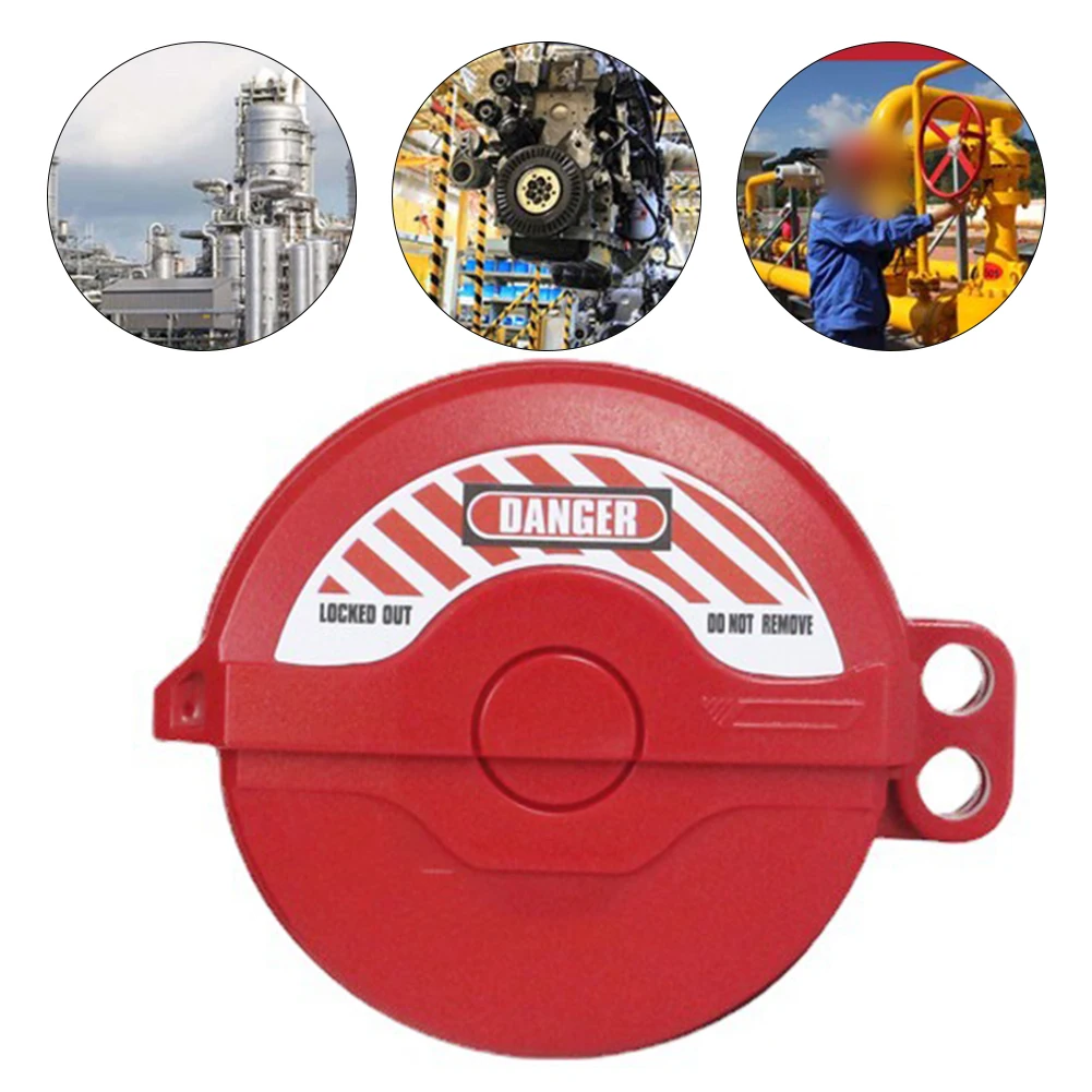 

Красное устройство блокировки клапана ворот, легко устанавливается для трубы клапана наружного крана от 1 до 2-1/2 дюйма, устройство блокировки ворот с циферблатом