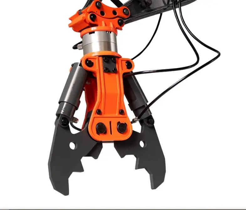 RC 1/14 Metall-Hydraulikschere für Tamiya Hydraulikbagger Lader Muldenkipper für MAN VOLVO Anhänger Kipper DIY-Teile – Detail 8
