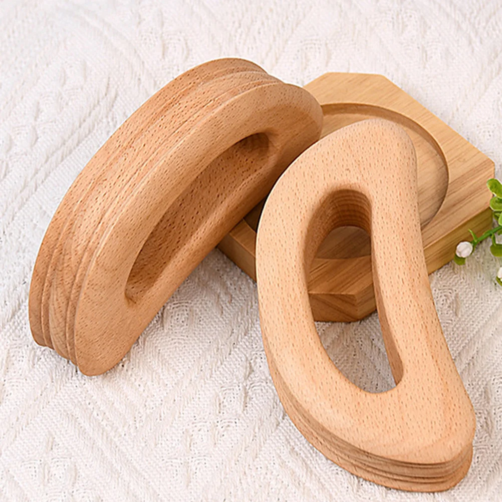 

Shoulder Neck Wooden Massager Roller Tool For Body Massage Portable Wood Fatigue Relief Handheld Back Massager Scrape Board