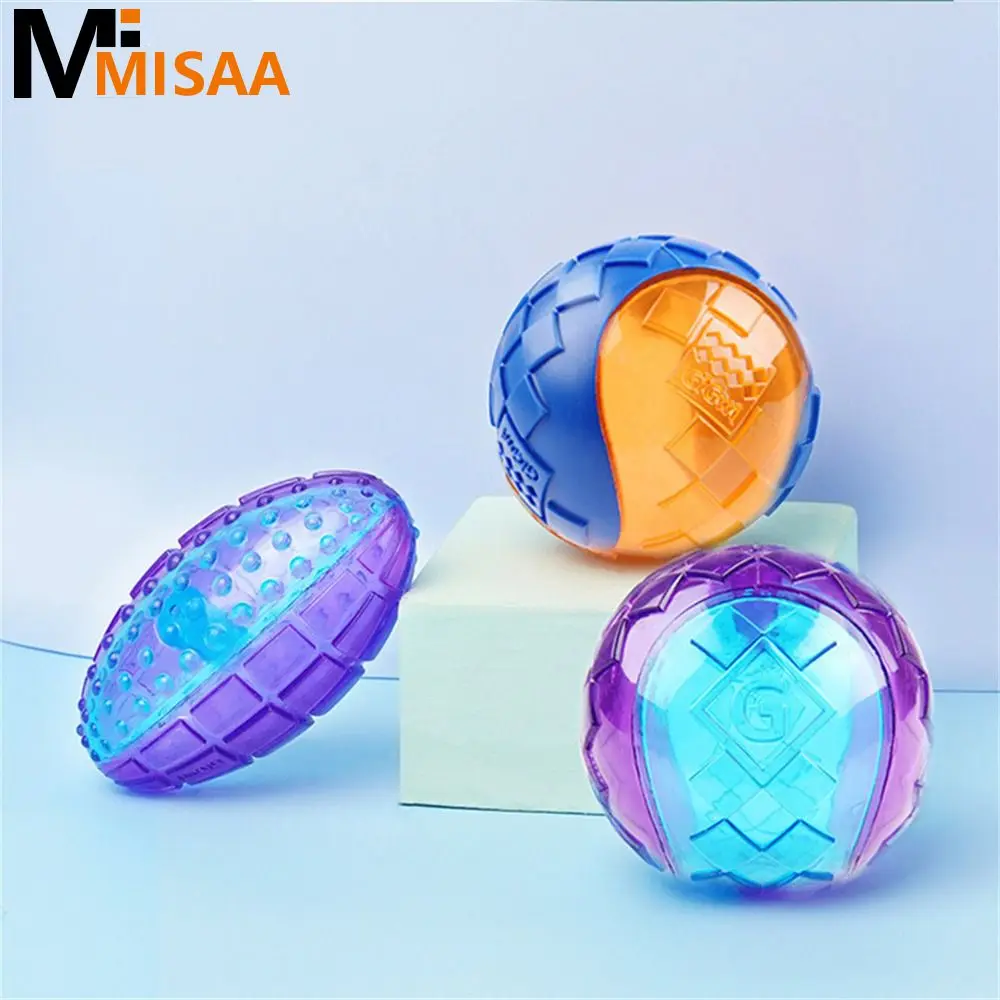 Spiky Ball Special Texture Surface Dogs Body Shape Design Rugby Size 8  4.5  4.5cm Food Grade Tpr Dog Toys Dog Bouncing Ball