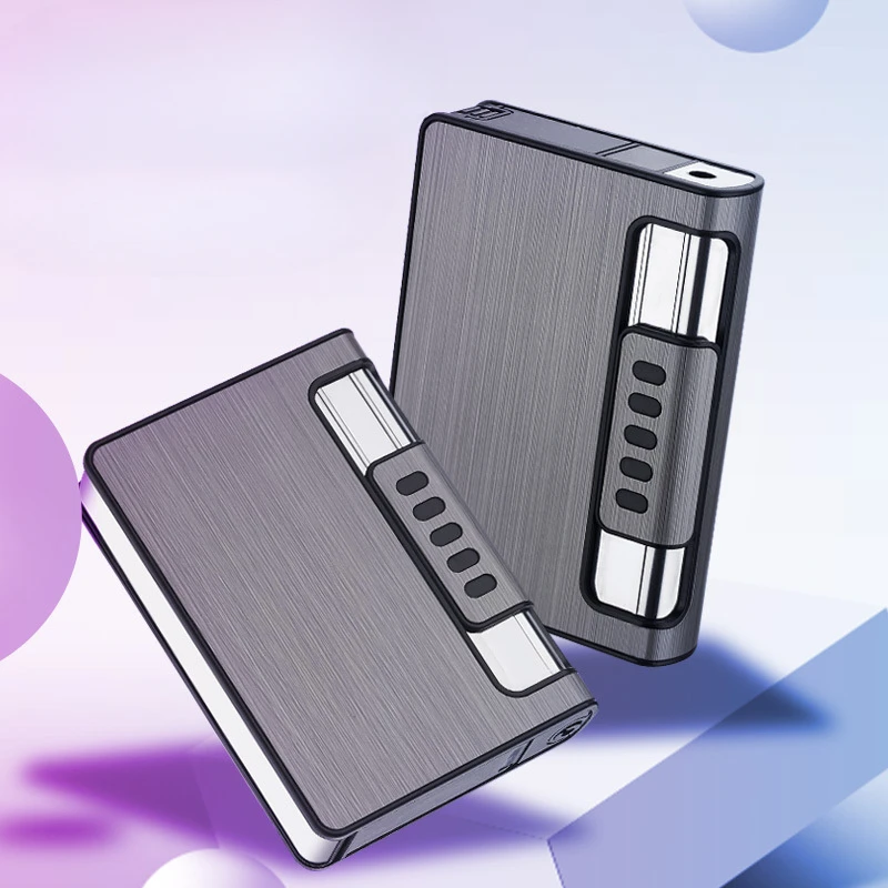 Creative Cigarette Box Lighter Windproof Direct Flame Anti Pressure Cigarette Box Lighter Personalized Men's Gift