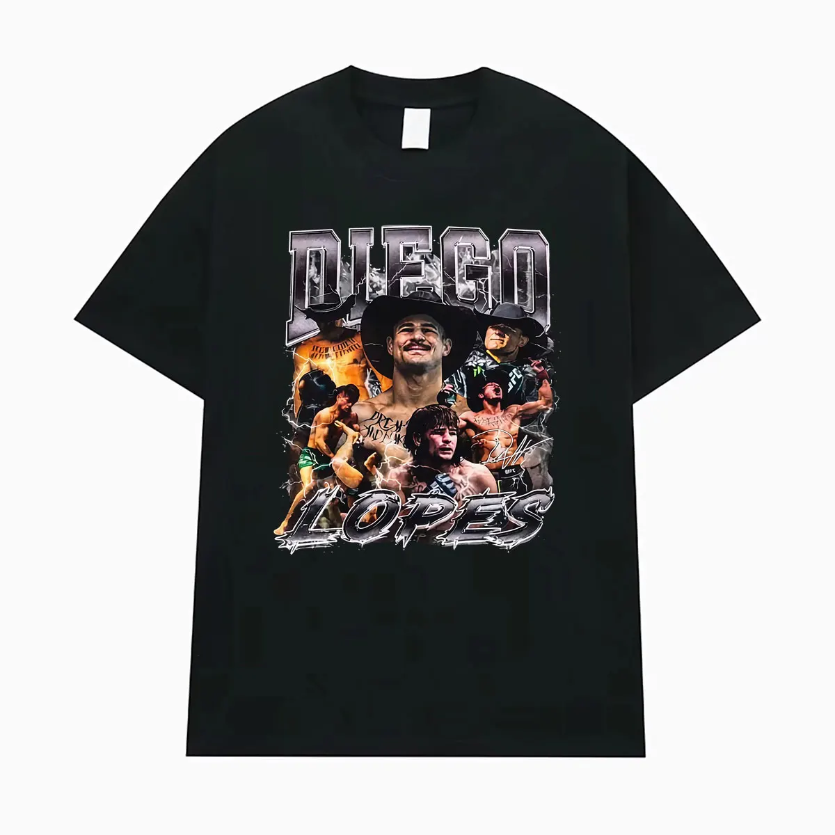 Camiseta Gráfica Vintage Diego Lopes, Presente para Fãs, Moda Masculina e Feminina, T-shirts Clássicas de Streetwear, Casual, 100% Algodão, Camisetas 