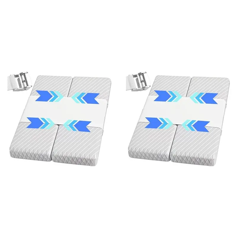 

【ORNAMENT】2X Соединитель для двуспальной кровати (из двух односпальных), удлинитель для кровати с металлическими кнопками и крепежными ремнями. Заполнитель зазора для раздельной двуспальной кровати.