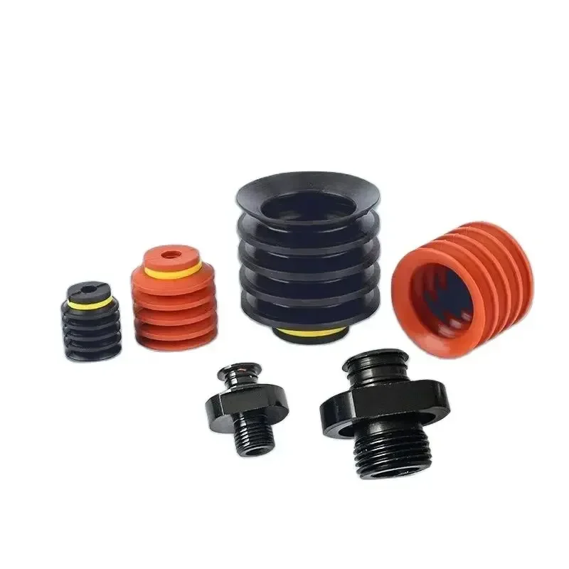 10PCS Pneumatic Multi-layer Vacuum Sucker BL20 BL30 BL40 Vacuum Chucks for Eggs Bread Clamper Manipulator Suction Cup