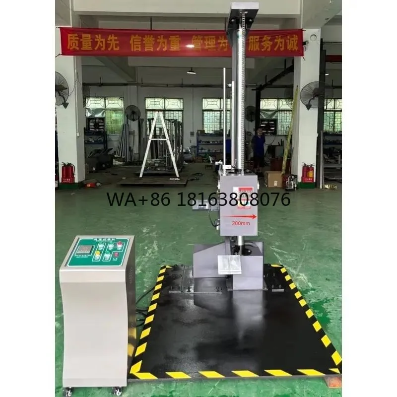 High Precision Single Arm Drop Tester for Corrugated Carton Paper Packaging Transport Impact Resistance Lab Testing Equipment