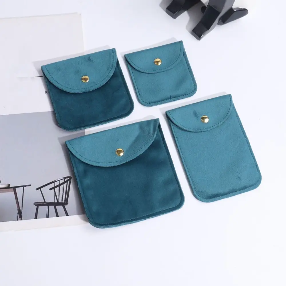 5Pcs Velvet Jewelry Packing Bag Bracelet Earrings Rings Necklace Jewelry Display Box Large Capacity Organizer