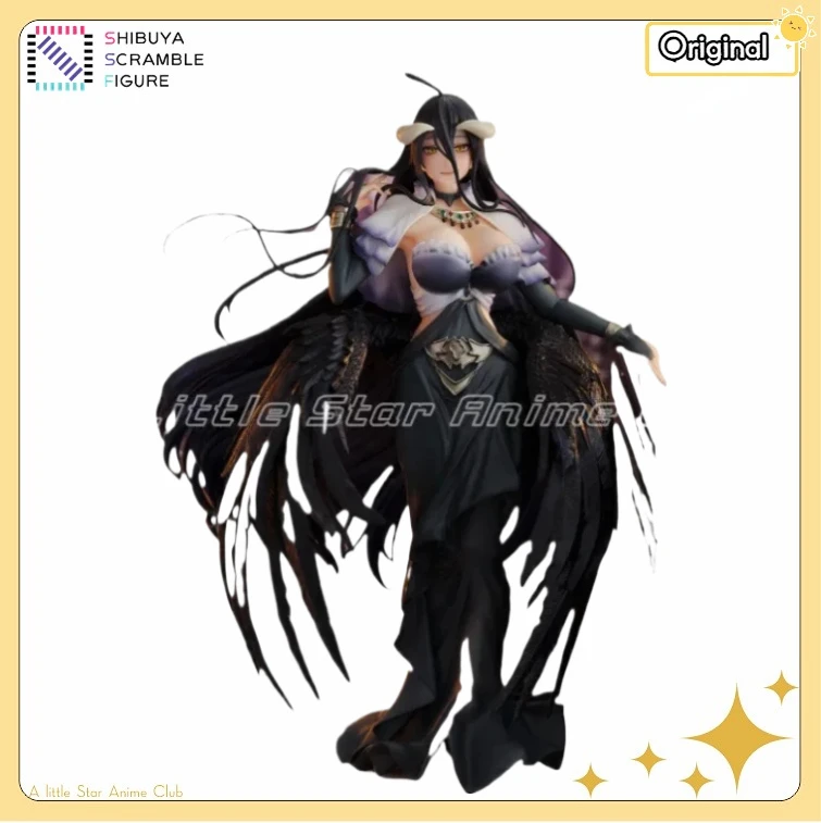 

Original SSF OVERLORD IV Albedo Black Dress 1/7 Animation Figures Toys Collection Model