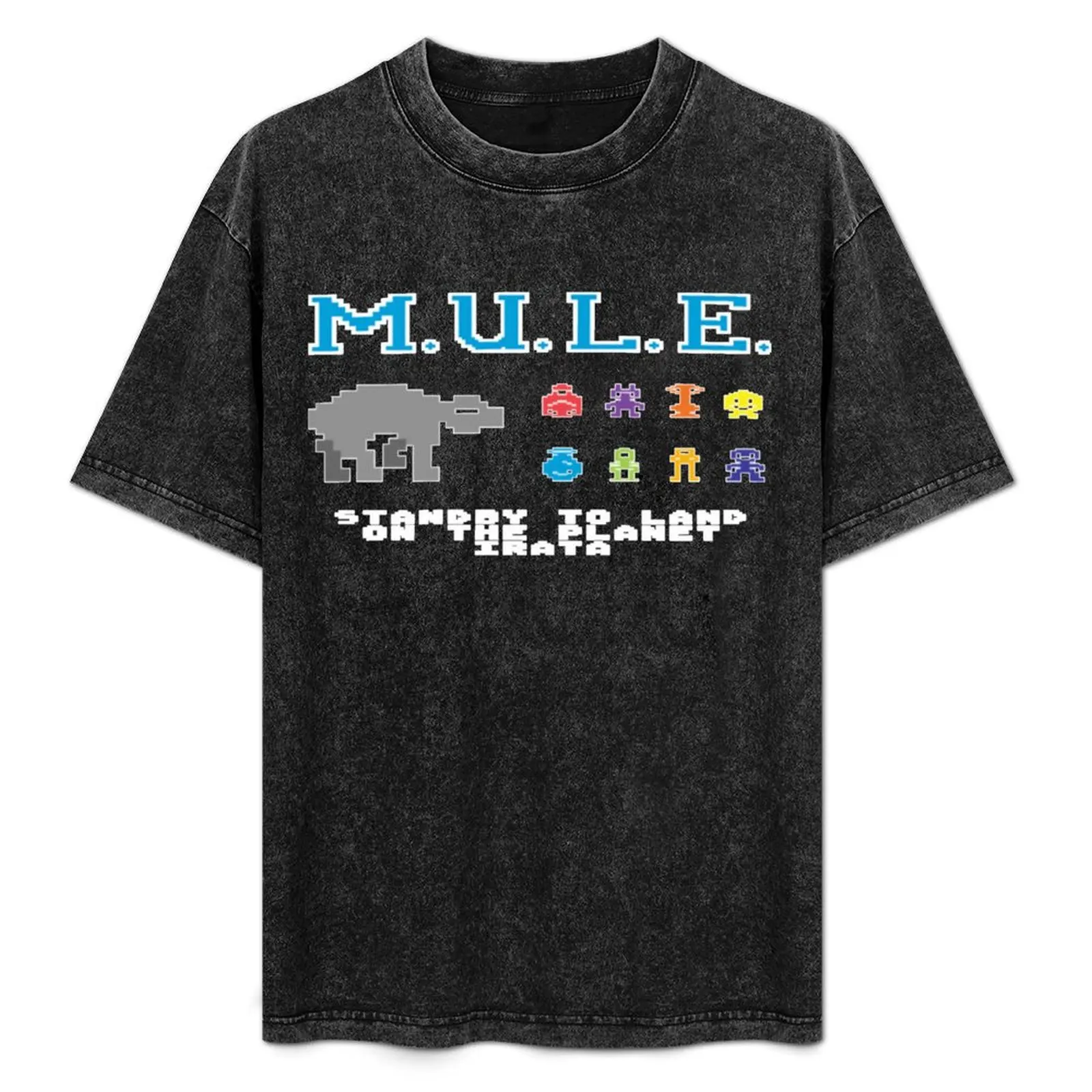 

The Multiple Use Labor Element, or M.U.L.E. T-Shirt Basic Short Sleeve Cotton Blend T-Shirt