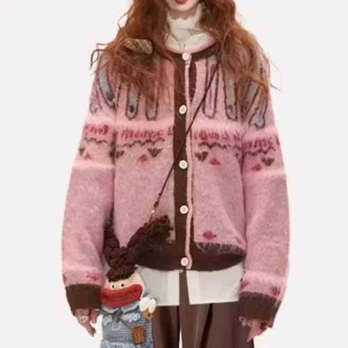 올 매치 스트라이프 루즈 조끼 스웨터, 민소매 불규칙 빈티지 뜨게 탑, 패션 캐주얼 여성 의류, 가을 겨울 신상 