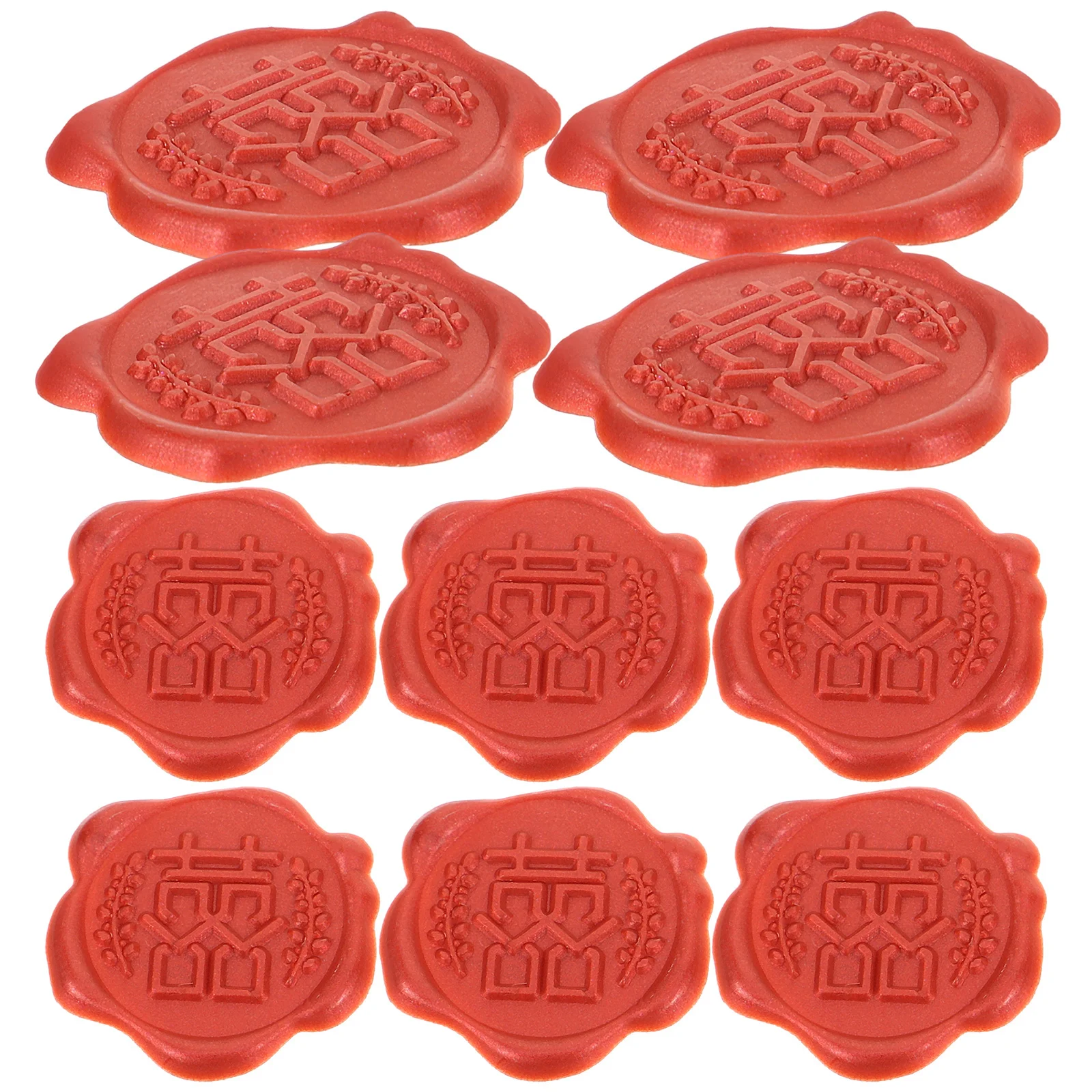 

10Pcs Wax Seal Stickers Envelope Seals Self-Adhesive Wedding Invitations Birthday Cards Gifts Romantic Design Wax Seals