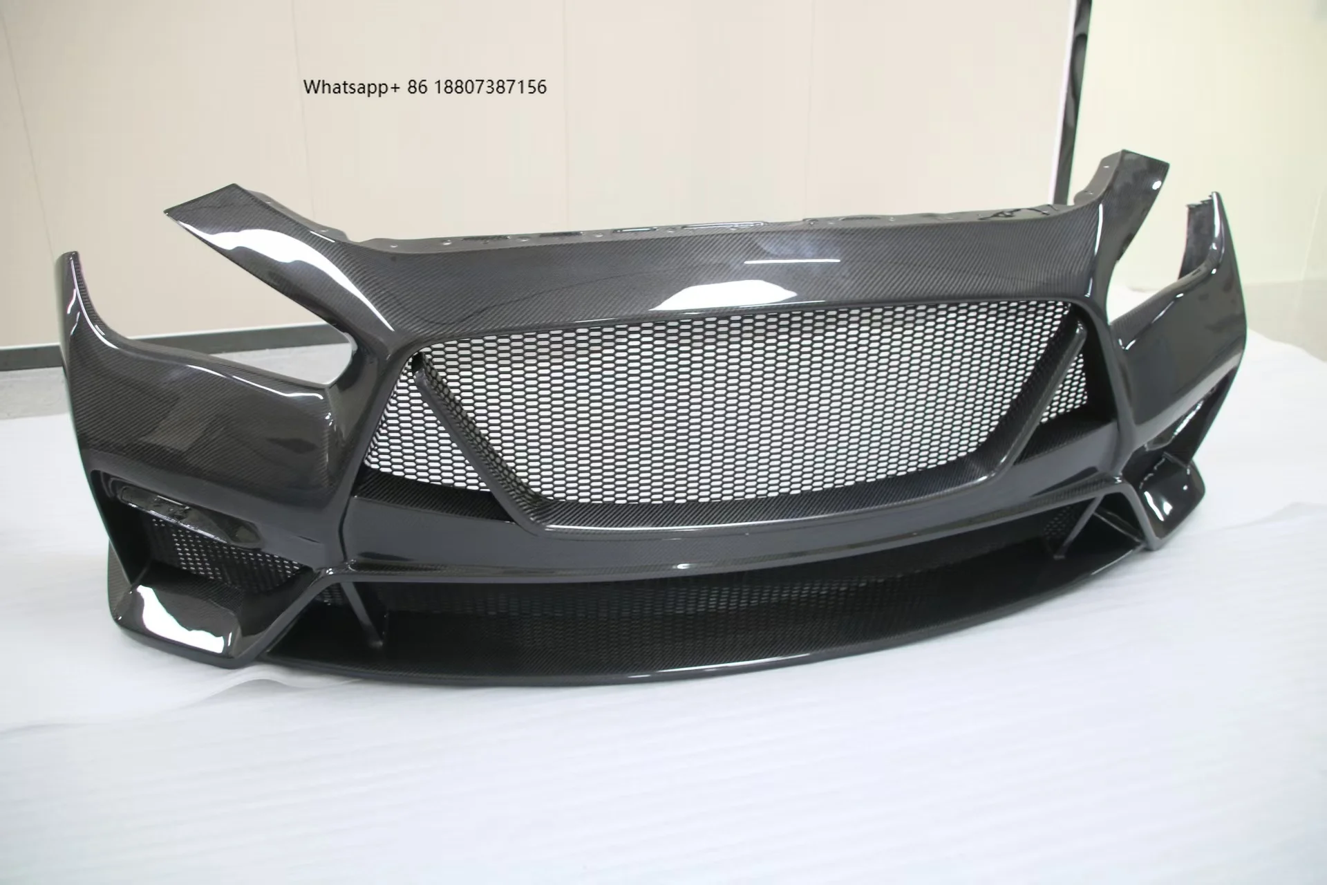 

RSC Style Full Carbon Fiber Front Bumper forInfiniti Q50 Perfect Fitment