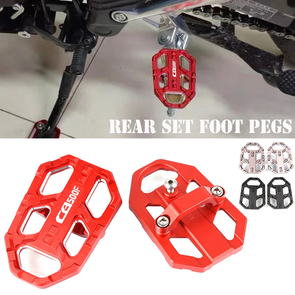 

Rear FootRest CB500 F CB 500F 2013-2017 2023 2022 2021 2020 2019 2018 Footpegs Foot Pegs Rests Pedal Motorcycle For HONDA CB500F