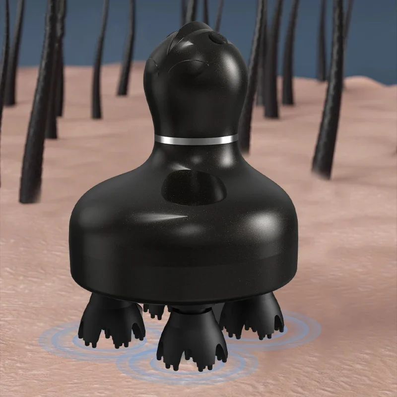 الكهربائية فروة الرأس مدلك العجن الشعر مدلك الذكية تدليك الرأس فروة الرأس 4 رؤساء تدليك التنظيف العميق والإجهاد الاسترخاء الجسم مدلك