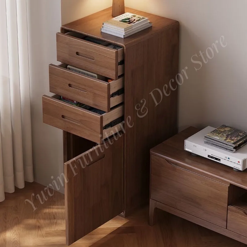 Solid Wood Chest of Drawers, Large Storage Cabinet for Living Room & Bedroom