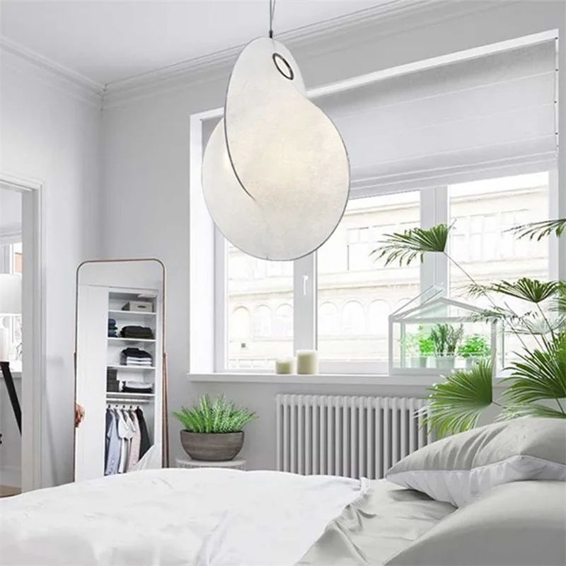 April Nordic Hanglamp Creatieve Led Decoratieve Tafelverlichting Witte Kroonluchter Voor Kamer