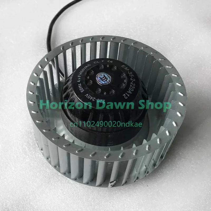 Copper core high speed motor precision bearing outer rotor motor large air volume low noise forward tilt centrifugal fan