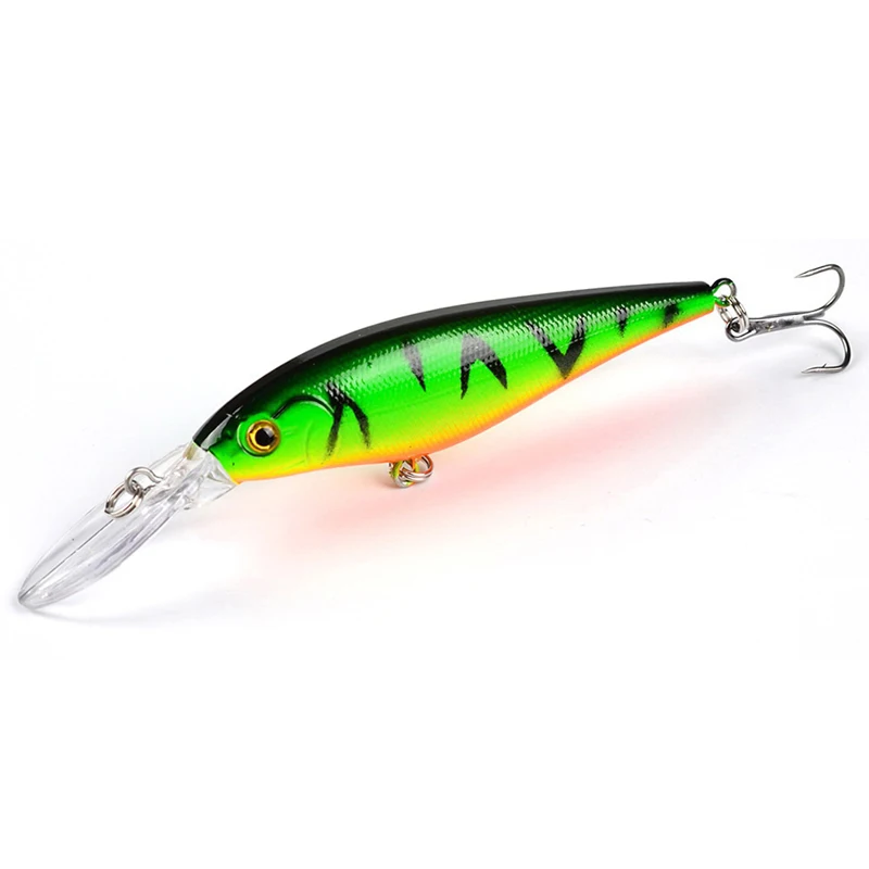 

Minnow Lure 115mm 10.5g With Treble Hook 10 Colors Swimbait Lures Floating Crankbaits Fishing Lure For Bass Walleye Carp Tackle