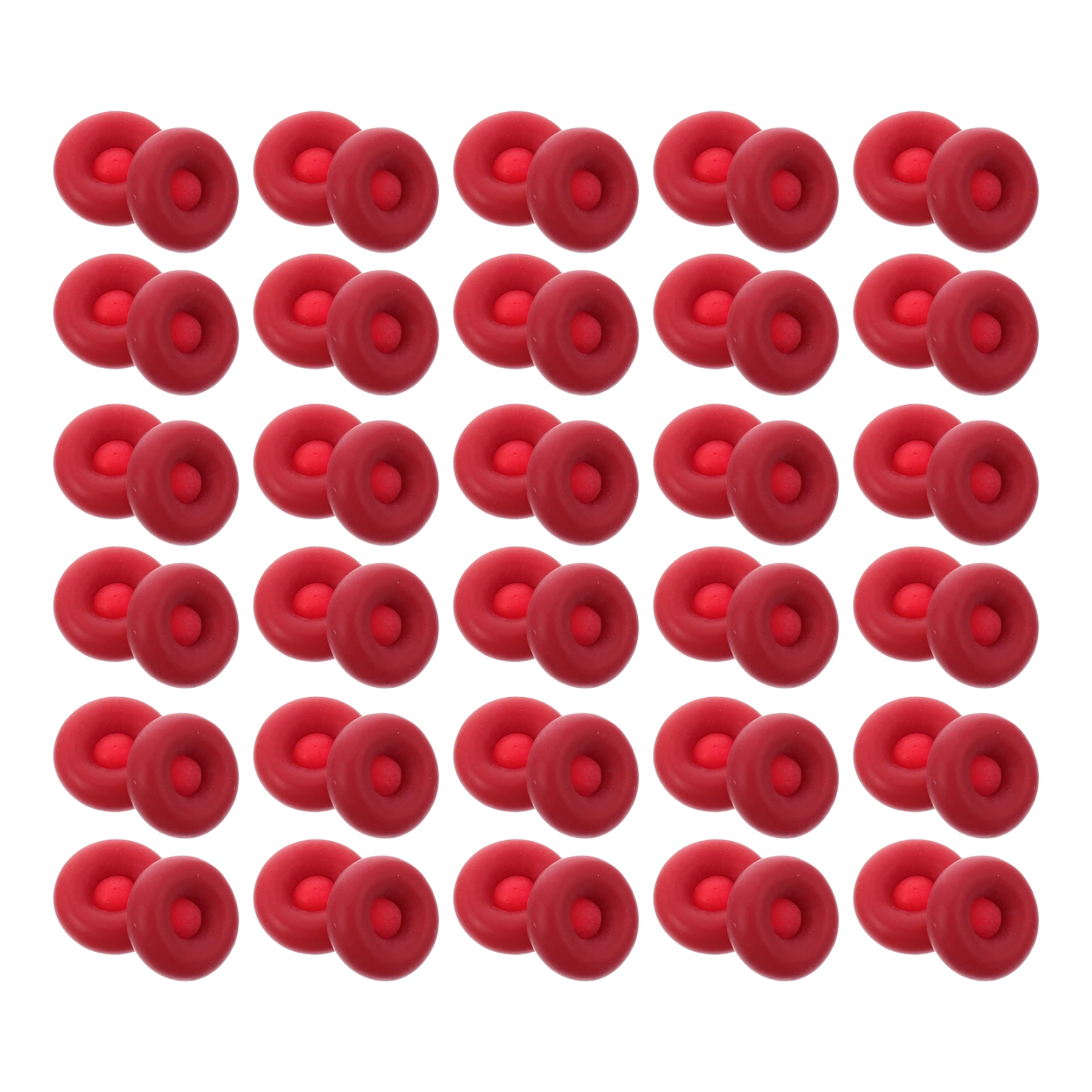 50Pcs 코킹 튜브 접착제 병에 대한 빨간색 씰링 캡 코킹 보호기 저렴한 내구성 솔루션