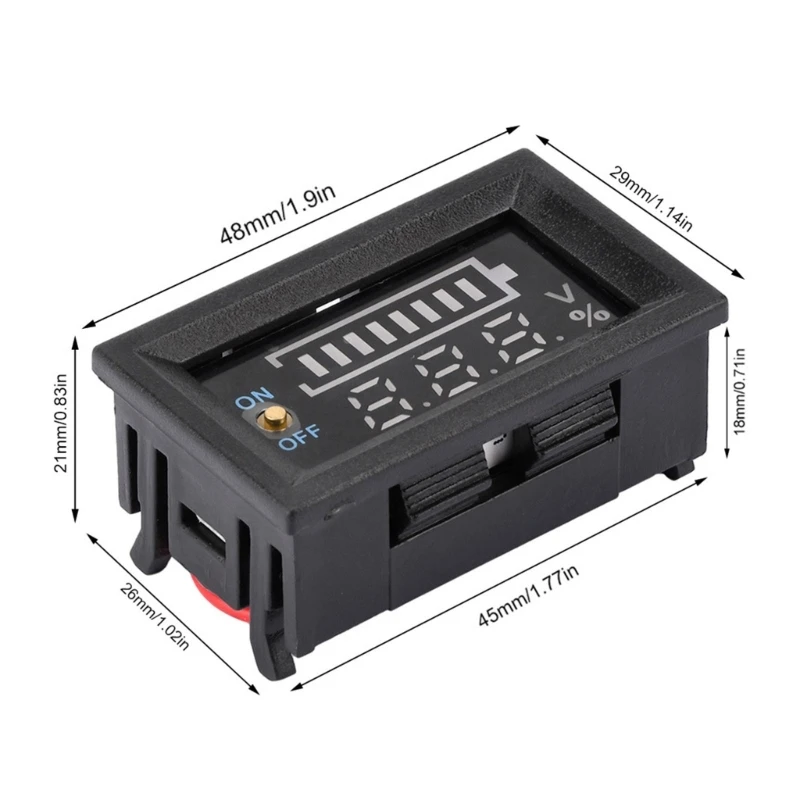 367D Accuracy LED Reader Voltmeter for Electronic Hobbyists & Vehicle Modders