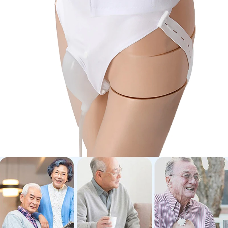 3 Types Urine Bag Silicone Urine Funnel Pee Holder Collector With Catheter For Old Men Feminine Hygiene Reusable Male Urinal Bag