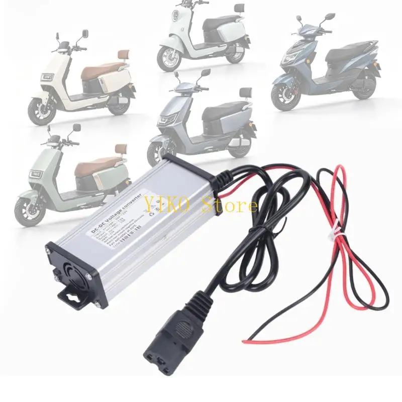 K32C Electric Bike 36V 120V To 12V 10A Module With Aluminum Shell Fan For Outdoor Camping LED Light