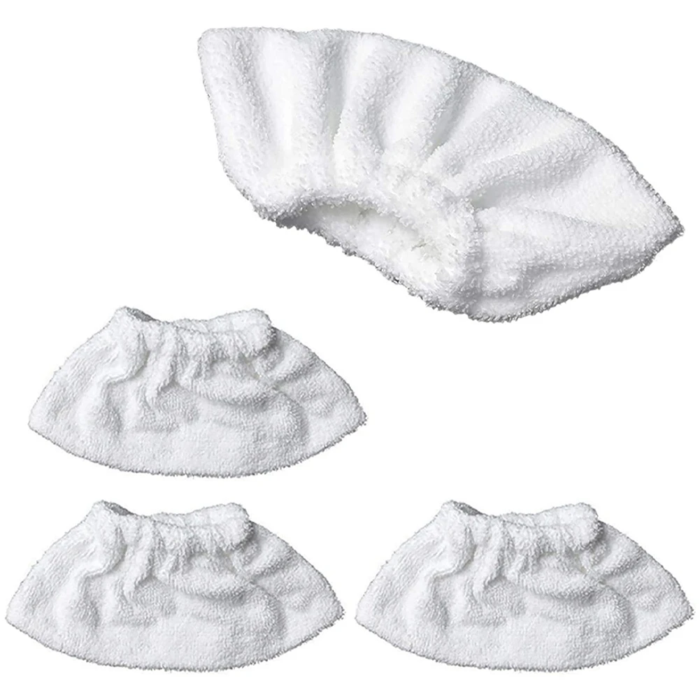 4 Pcs Microfiber Cover Set for Hand Nozzle Karcher EasyFix Steam Cleaner SC1, SC2, SC3, SC4, SC5