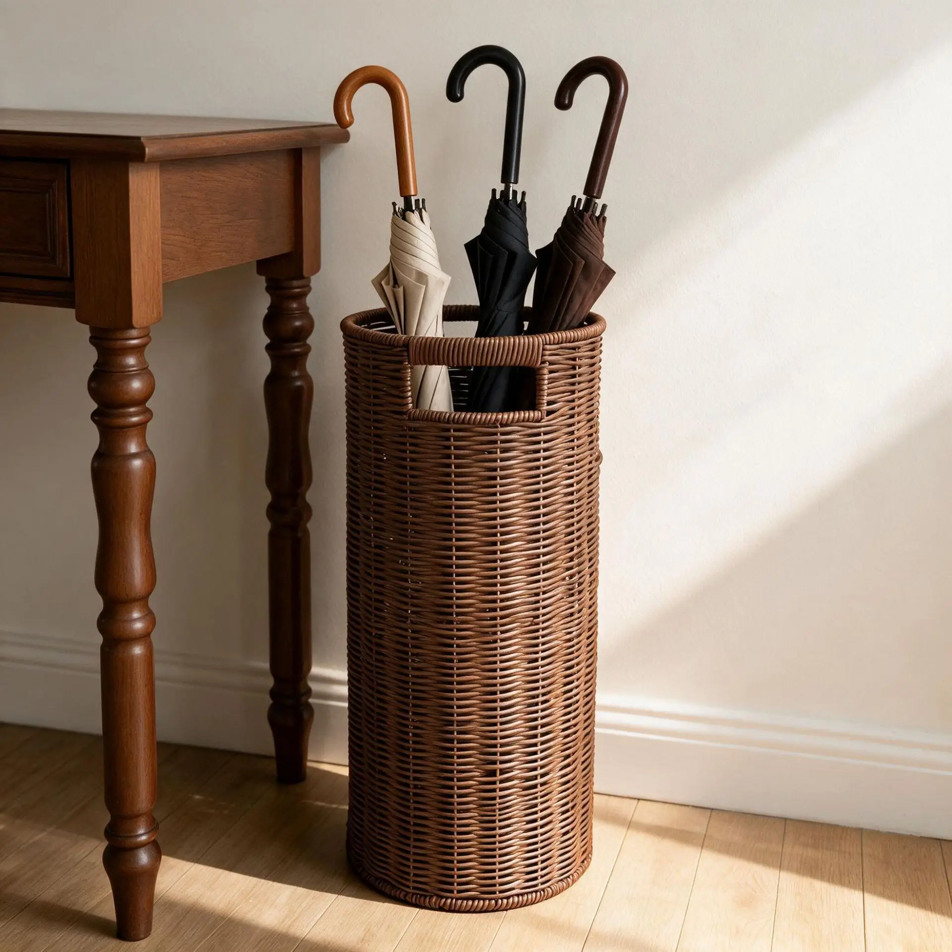 Height-up home storage storage basket umbrella bucket yoga mat bathroom dirty clothes sorting basket large capacity