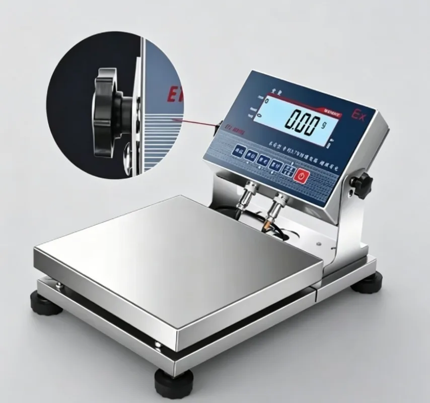 New 30kg/1g 20kg/0.1g Stainless Steel Industrial Platform Scale, Electronic Weighing Balance for Paint & Chemical