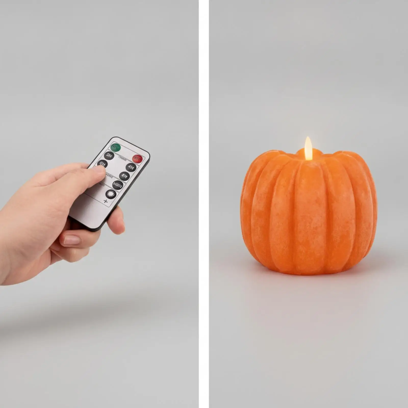Ambient Pumpkin Candle | Operated Design, LED Pumpkin Light, Halloween, for