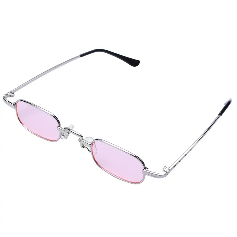 

Retro Punk Glasses Clear Square Sunglasses Female Retro Sunglasses Men Metal Frame