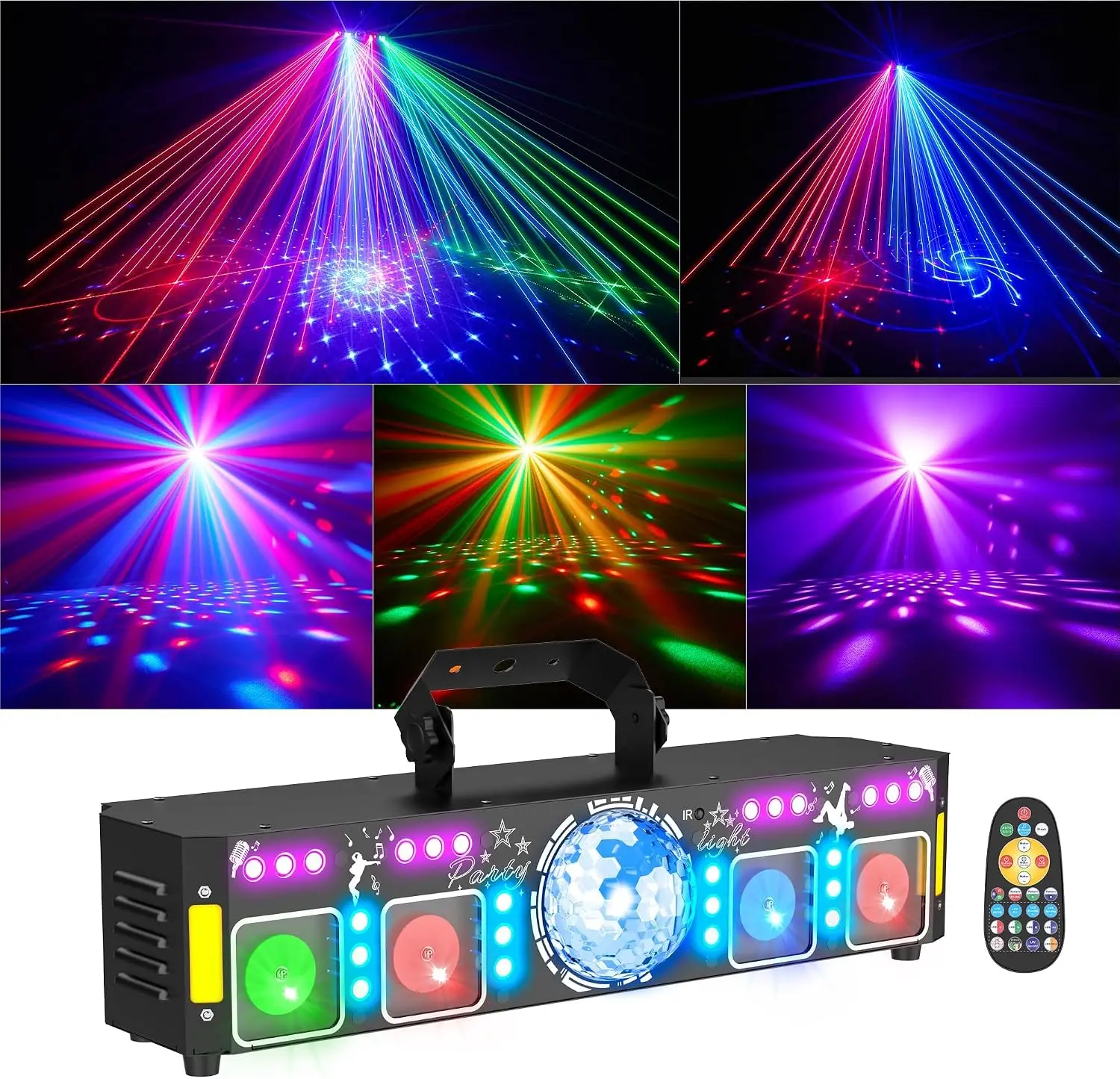 DJ Event Lighting Rgb Laser Ultraviolet Blacklight Disco Ball Dmx512