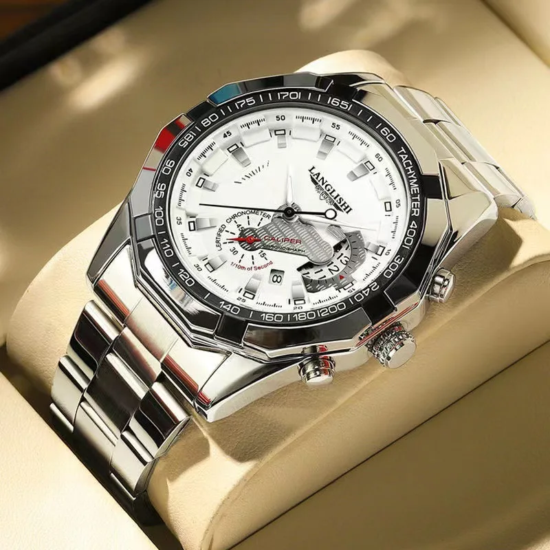Decorative Classic Style Creative Dial Men's Watches Special-shaped Style Personality Cool Watch Steel Calendar AAA Wristwatch