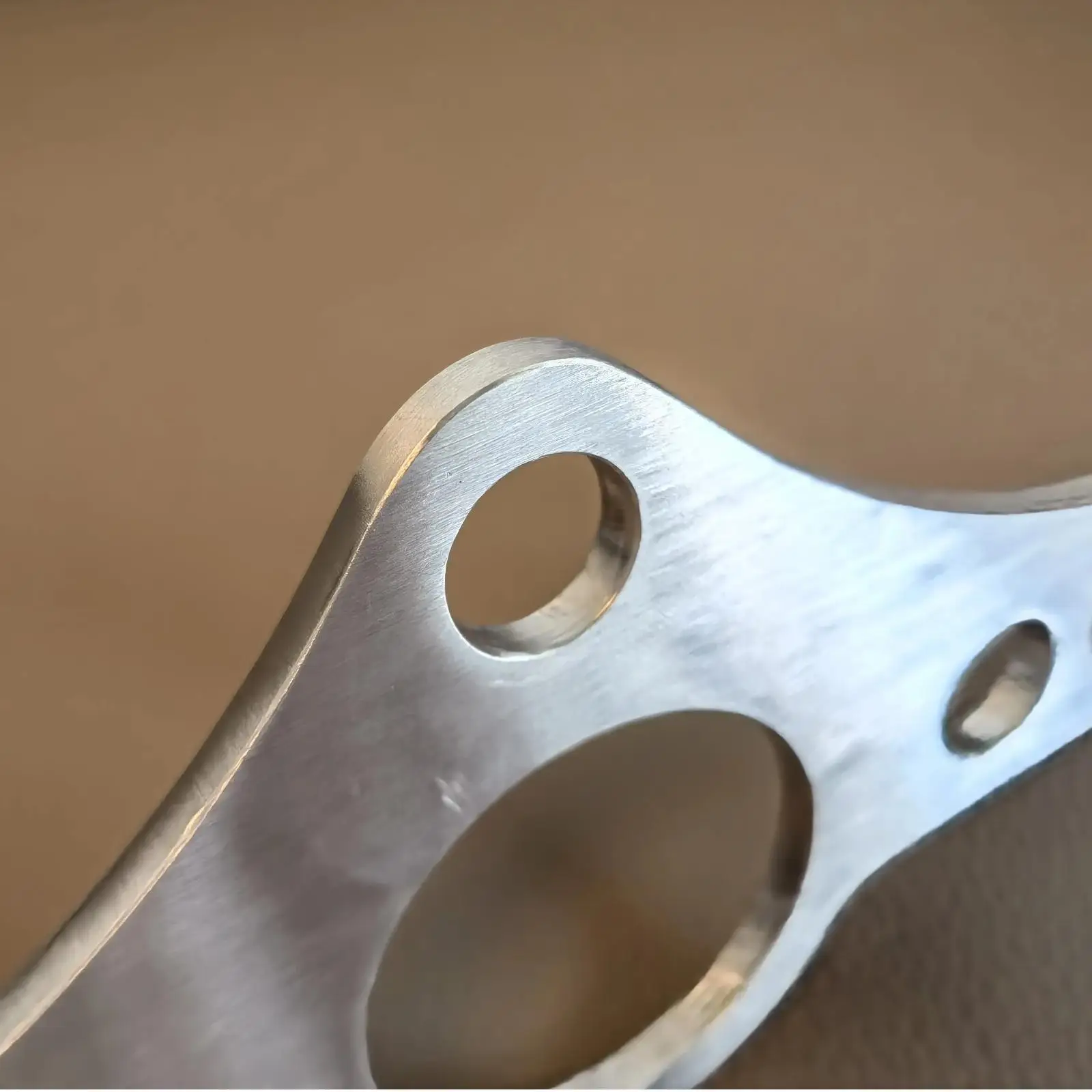 Gym Conversion Plate Brushed Finish Double to Single Pulley Adapter Plate Machined Double to Single Pulley Connector for