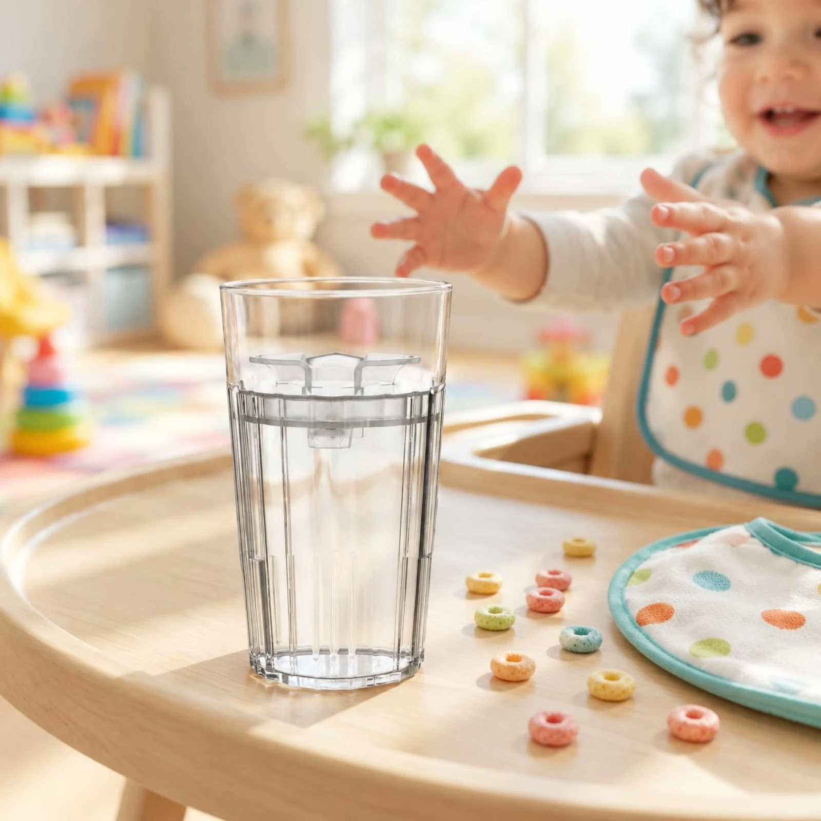 360-Degree Training Cup Tall Tapered 360 Rim Cup for Children