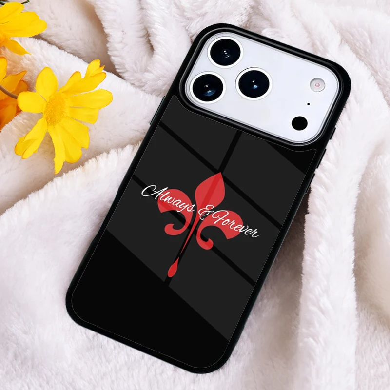 Capa para Celular The Vampire Diaries Always And Forever para iPhone 17 16 Pro Max 15 14 Pro 11 12 13 XR XS 6 7 8 Plus