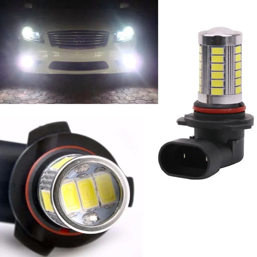 H4/H7/9005/9006 33SMD 800LM COB LED Low Consumption High Power Car Canbus Headlight Bulb Running Light White Motorcycle Fog Lamp