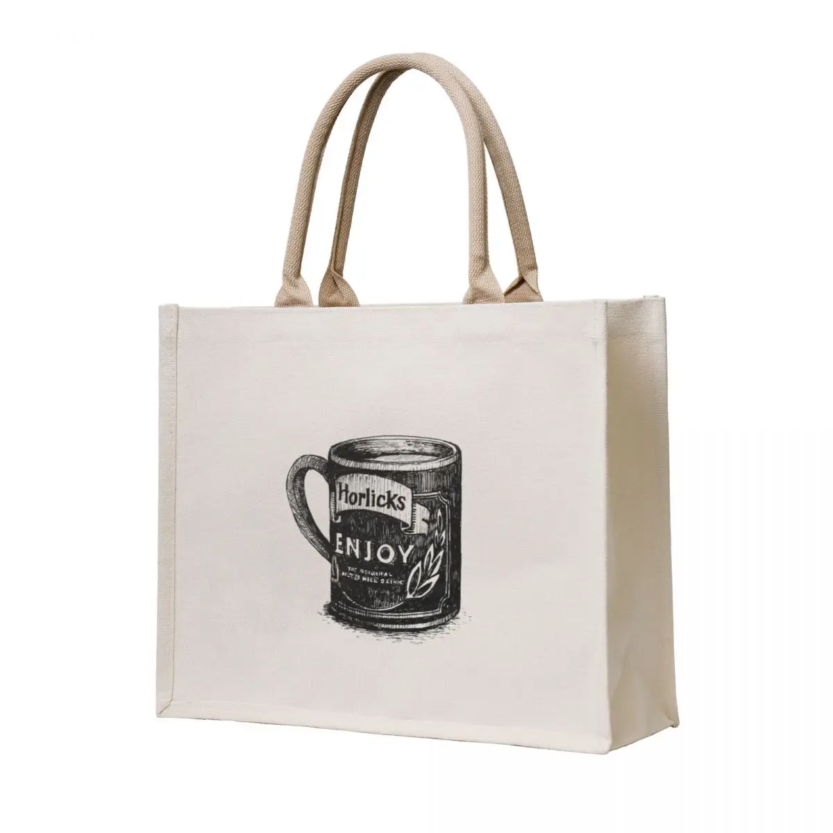 

Horlicks Mug Tote Bag canvas tote Lady bag hand bags